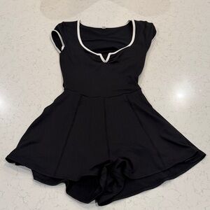Free People Black Tennis Dress SZ XS